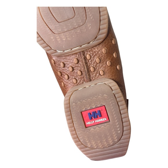 MEN’S HELLY HANSEN LEATHER BOAT SHOES (SZ 6.5) (EUC) - Picture 11 of 14